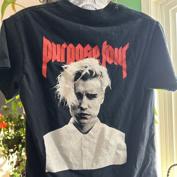 Justin Bieber Forever Purpose Tour T Shirt Merch Size Small Black - Picture 7 of 10